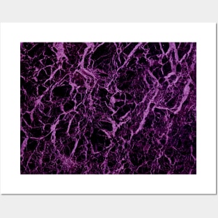 Purple Marble Texture Posters and Art